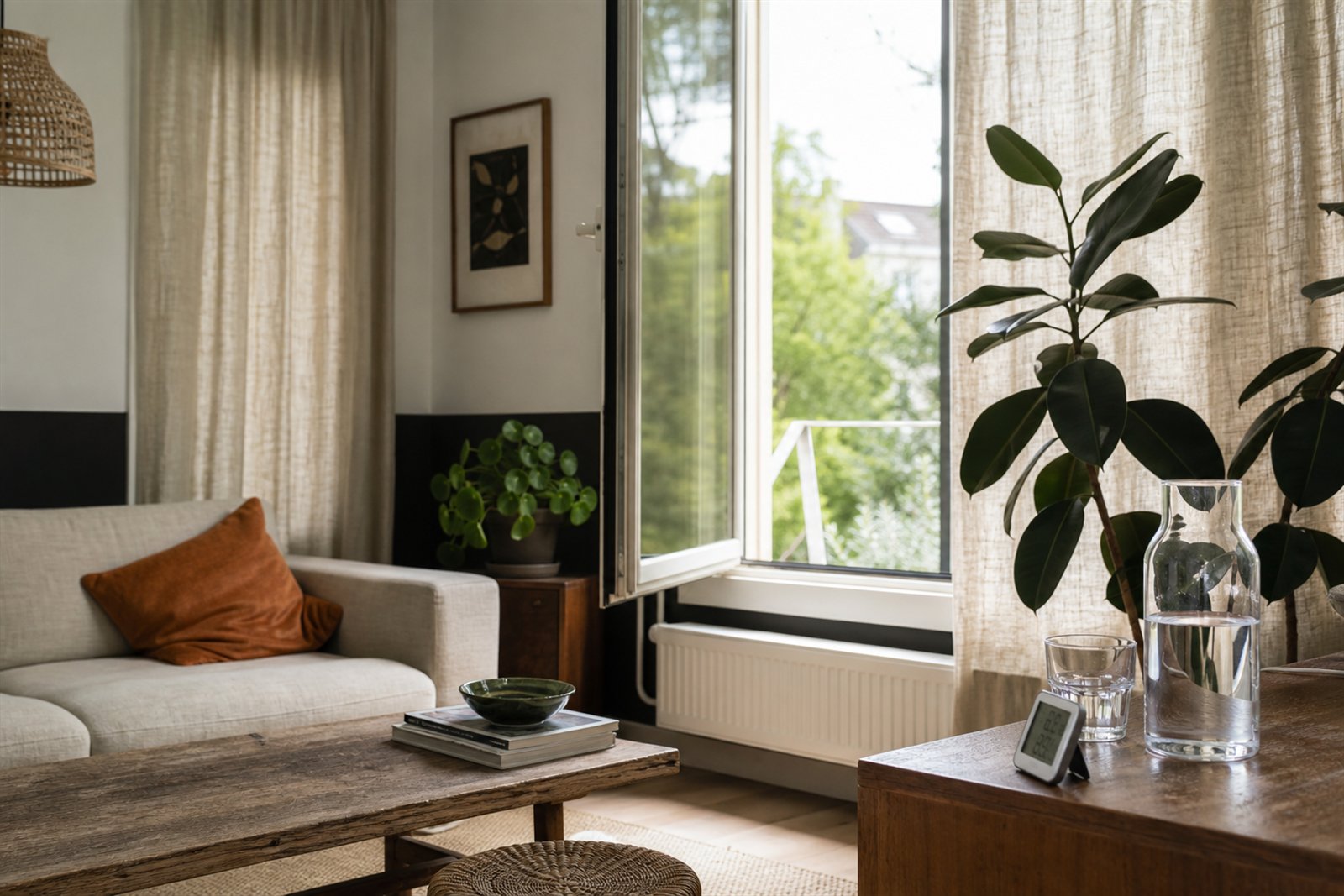 Rustige sfeerfoto bij buitenfeest bij hitte: maak vooraf een plan voor schaduw, water en pauzes